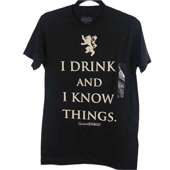 Other - Game of Thrones I Drink and I Know Things T-shirt Mens Size Small
